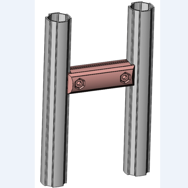 parallelle aluminium verbinding