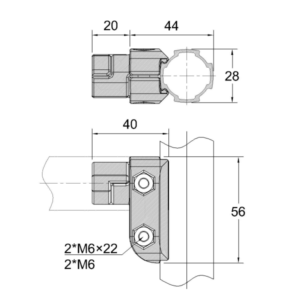 struktur sambungan aluminium