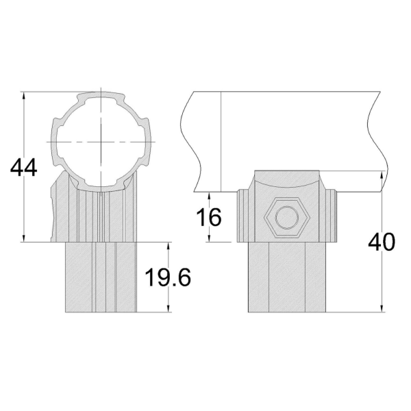 struktuur van aluminiumverbinding