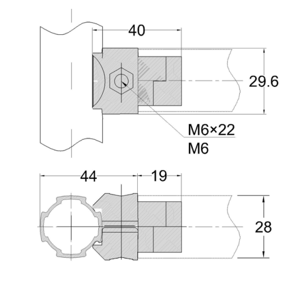 struktur sambungan aluminium