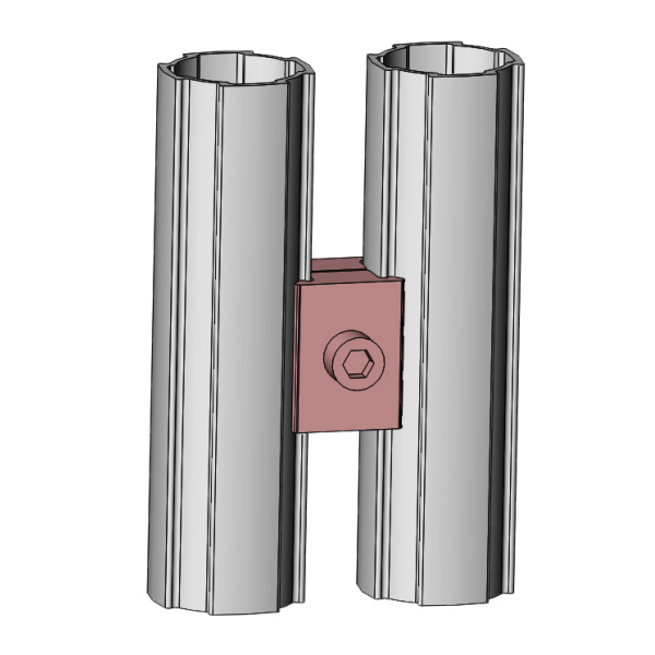 sistema de tubos de aluminio