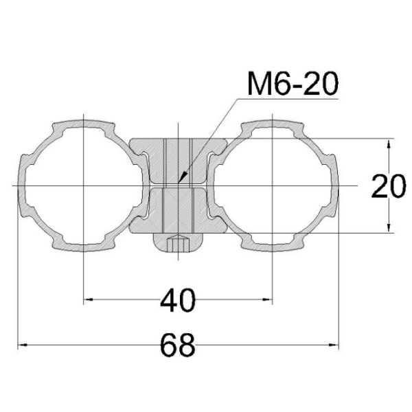 istraktura ng aluminum tube system