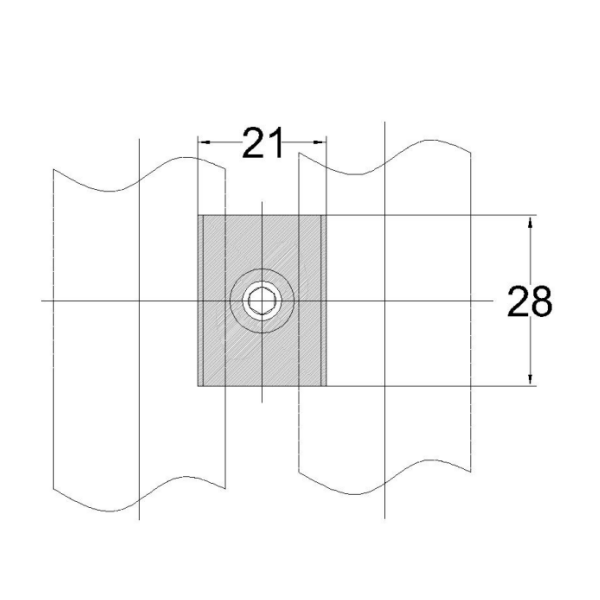 isakhiwo se-aluminium tube joint