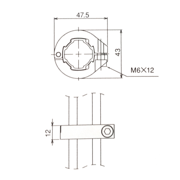 structuur van aluminium accessoire