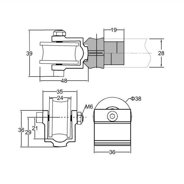 istruktura sa aluminum accessory