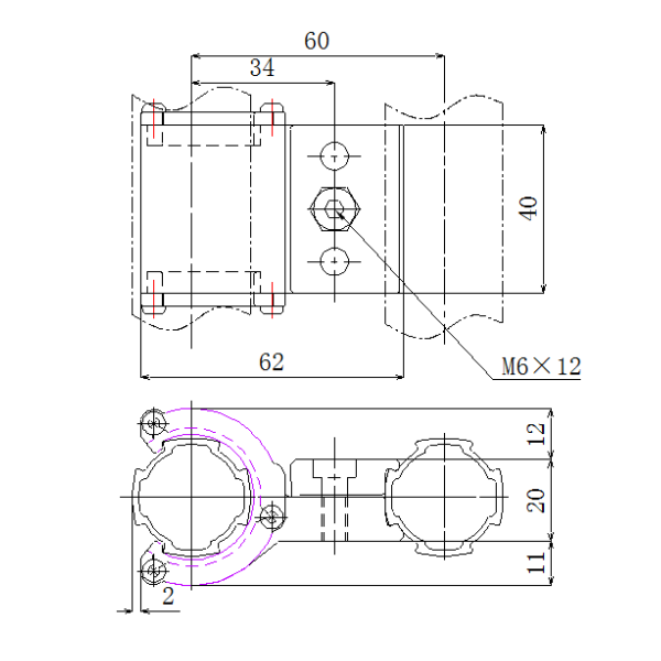 estructura de aluminio accesorio