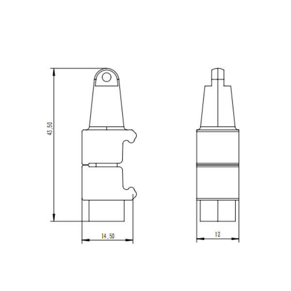 structura accesoriului din aluminiu