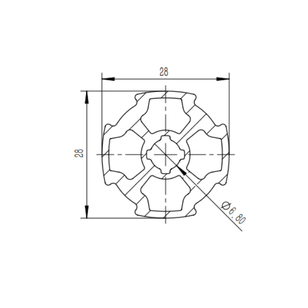 structura aluminii tubi