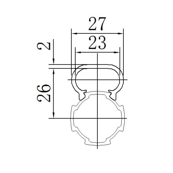 Estructura d'accessoris d'alumini