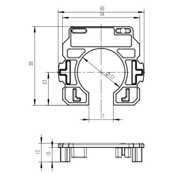 structura capacului din plastic