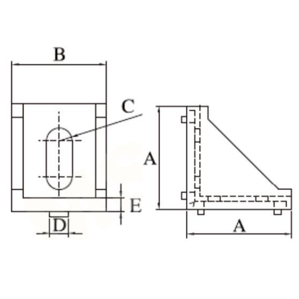 struttura tal-parentesi tal-profil tal-aluminju