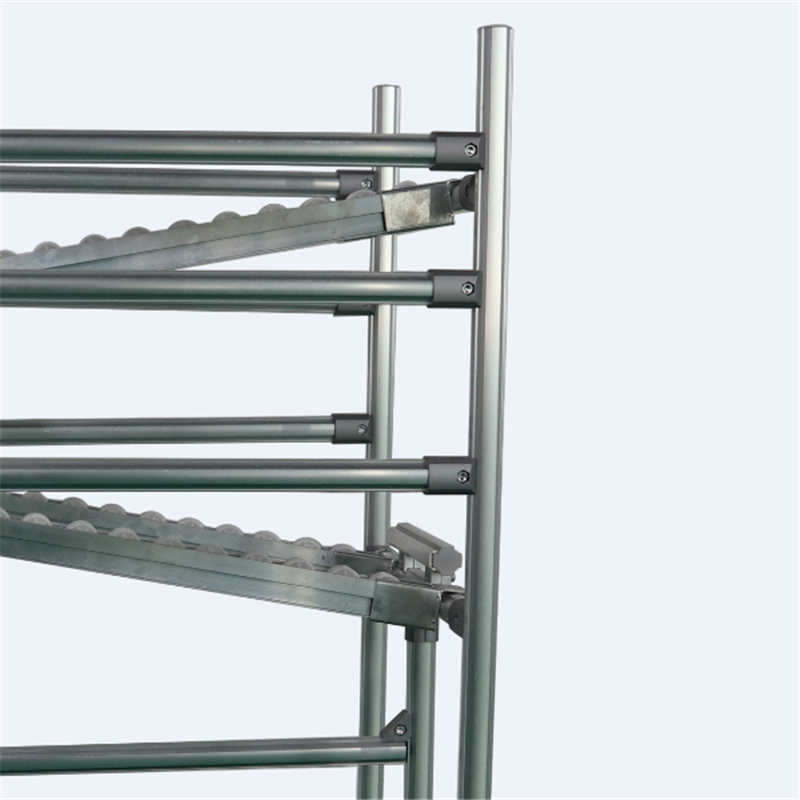 aluminum tube shelf